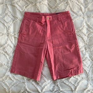 Vineyard Vines Salmon Colored Boys Dress Shorts Size 14